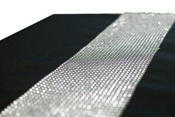 Пятностойкая дорожка для стола с цирконами Glamour 40X100