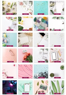 TŁA FOTOGRAFICZNE FLAT LAY 50x50 Blog Instagram