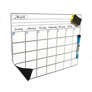 Magnetic Whiteboard Dry Erase Board Magnets Fridge Refrigerator CalenTo-Do