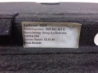 фото thumb №5, Vw phaeton обшивка пол багажника 3d5863463g