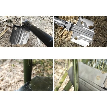 Складная военная лопата для выживания, многофункциональная 16 в 1