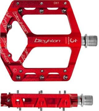 Педали BICYKLON DX1 Красные алюминиевые подшипники