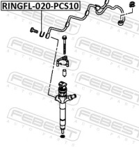 Febest уплотнительное кольцо ringfl-020-pcs10 fbt Доставка, фото thumb