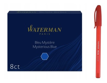 WATERMAN Naboje do Piór Naboje Granatowe ORYGINAŁ