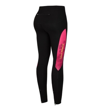 Legginsy rowerowe damskie FLOWERS RÓŻOWY XS EXTREME HOBBY