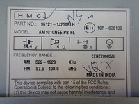 фото thumb №3, Hyundai i20 радіо cd mp3 96112-1j250blh am101cnee