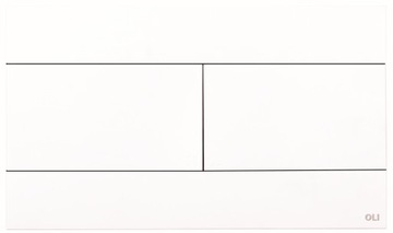 Кнопка смыва унитаза MATTE WHITE для рамки KOŁO SLIM