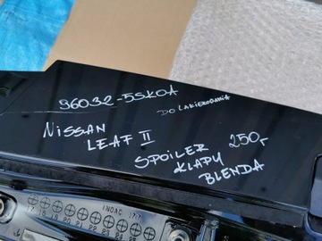 фото thumb №8, Nissan leaf ii спойлер крышки зад задний накладка 96032-5sk0a