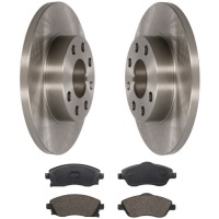фото thumb №1, Гальмівні диски + гальмівні колодки перед opel corsa c 240x11mm -abs
