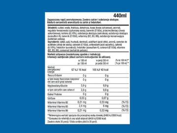 4x СИРОП SODASTREAM XTREME ENERGY НА 9 Л КАРАТОР ДЛЯ НАПИТКОВ с 440 мл