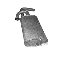 фото thumb №1, Глушитель конечный mitsubishi asx poj.1,8 дизель с прямым впрыском