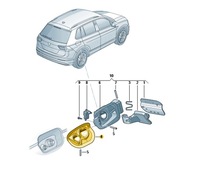 фото thumb №1, Tiguan ii захист гумова заливання пального оригінальний номер 5na809933c