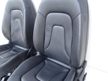 фото thumb №13, Сидіння сидіння диван комплект шкіра чорні audi a4 b8 sedan 07-15r