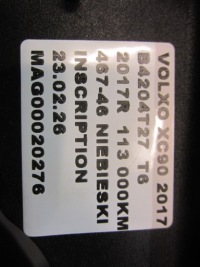 Volvo xc90 xc 90 2 жабо накладка жабо впуск воздуха 31385835 15- Оригинал, фото thumb