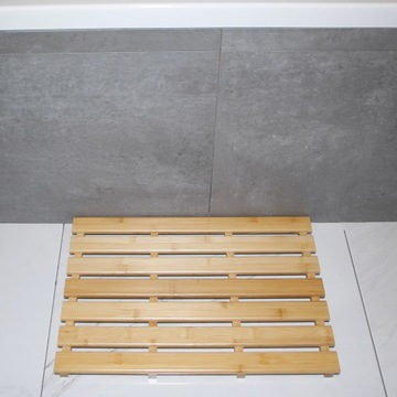БАМБУКОВЫЙ КОВРИК ДЛЯ ВАННОЙ ДЕРЕВЯННЫЙ КОВРИК ПЛАТФОРМА 53x 35,5x 2,5 см
