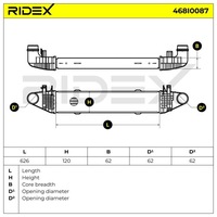 фото thumb №7, Ridex 468i0087 інтеркулер do mercedes-benz klasa c sedan w204 slk