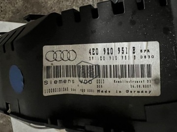 фото thumb №5, Спідометр  прилади повний fis audi a8 d3 4e0920951b