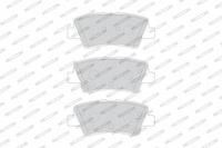 фото thumb №14, Тормозная колодка тормозной kpl. задняя hyundai accent, accent iv, i10, i20, i20 active,