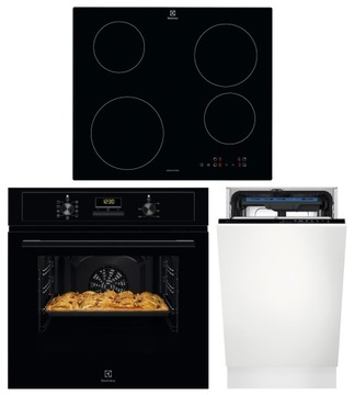 ELECTROLUX SET пароварка + индукционная плита + посудомоечная машина 45 см