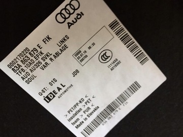 фото thumb №8, Audi q3 боковина багажника левый 83a863879e