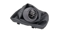 Ручка переключения передач чехол audi a4 b6 b7 2000-2008 6 передач szary в Украине, фото thumb