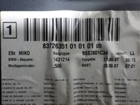 фото thumb №5, Bmw e91 2007r. 320d туннель средний bss3s01c34