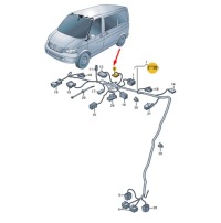 фото thumb №7, Vw transporter vi t6 плоский contact housing 5 pin 3b0972705