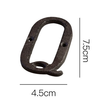Номер дома 4 х 7,5 см.