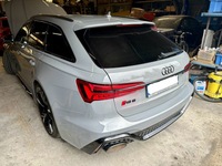 фото thumb №1, Audi rs6 c8 4k четверть задняя левая крыло порог блок двигателя