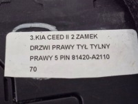 фото thumb №10, Kia ceed ii 2 замок двері праві зад заднє праве 5 pin 81420-a2110