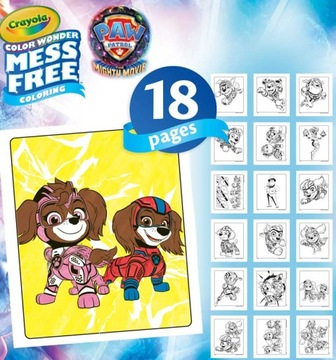 Набор раскрасок Crayola без маркировки с волшебными маркерами Paw Patrol