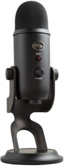 Конденсаторный USB-микрофон Blue Yeti — черный
