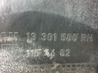 фото thumb №8, Opel zafira c підкрилок правий задня задні праве