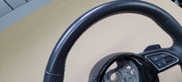 фото thumb №7, A6 c7 4g рестайлинг руль кожа кожаный sline лепестки a7 4g
