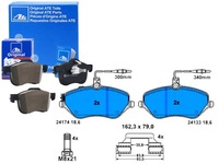 фото thumb №1, Ate тормозные колодки тормозные peugeot перед 407 607 2,0-3,0