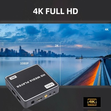 Zewnętrzny odbiornik Box HD 1080P H.265 Full HD 8