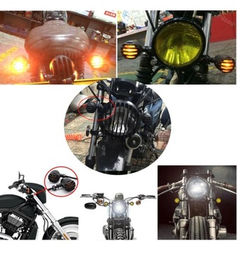 KIERUNKOWSKAZY CHOPPER RETRO CAFE RACER HARLEY
