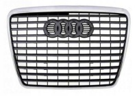 фото thumb №1, Решётка радиатора решётка радиатора решётка w бампере хром audi a6 c6