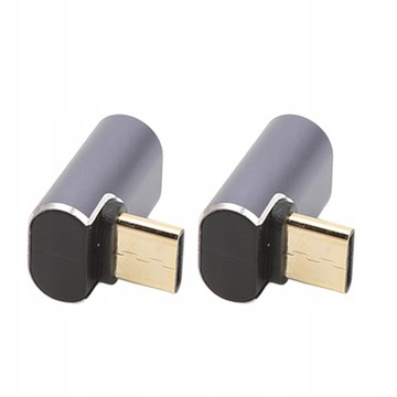 2 шт., 90-градусный USB-адаптер C, 40 Гбит/с, быстрый