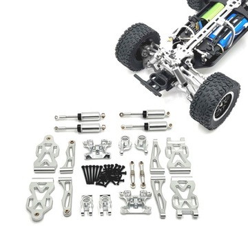 1/16 RC Cars Metalowe części zamienne Zestawy akcesoriów do JJRC Q130A Argent