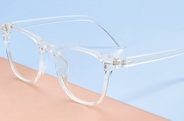 OKULARY KOREKCYJNE NERD nerdy retro MINUSY -3