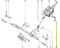 фото thumb №12, Рычаг, колонка рулевая renault clio iii оригинальный номер 7701062431