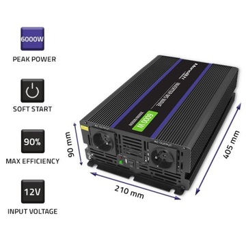Преобразователь напряжения Monolith 6000 MS Wave |||