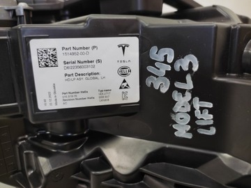 фото thumb №13, Tesla модель 3 рестайлинг y лампа левая перед полный led 20-