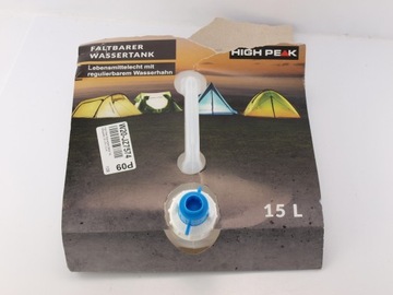 Baniak na wodę pod namiot camping High Peak FALTBARER WASSERTANK 10,5-15 l