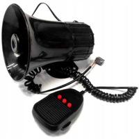 фото thumb №12, Сирена 12v 3 tonowa -policja -straż -tir+ megafon 12v głośna-klakson hit