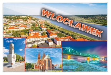 Городские магниты на холодильник - WŁOCŁAWEK