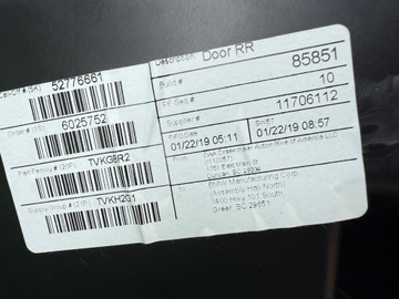 фото thumb №8, Оббивка двері салон bmw x5 g05 зад правий