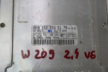 фото thumb №10, Mercedes w209 2.4 v6 блок керування двигуна набір do запуску 1121535179