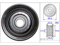 фото thumb №2, Ina 532 0580 10 ролик напрямна / напрямна, ремінь клиновий зубчастий